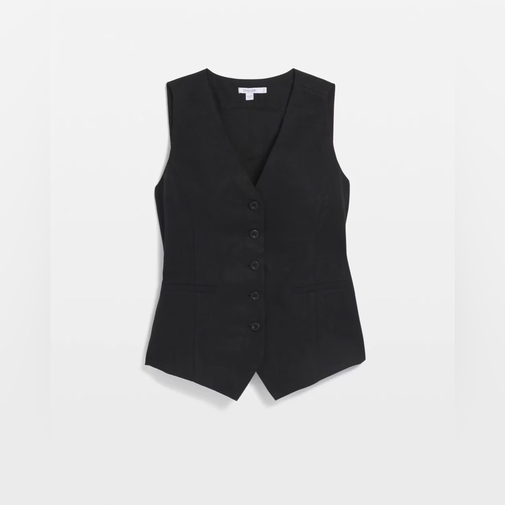 Linen Shirt Vest